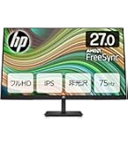 Amazon.co.jp: HP モニター 27インチ ディスプレイ フルHD 非