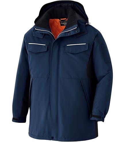 Amazon.co.jp: [ミドリ安全] 防寒服 コート 男女兼用 帯電防止 エコ