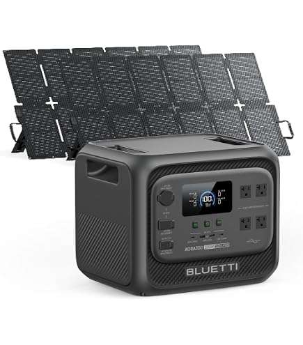 Amazon.co.jp: BLUETTI ポータブル電源 AORA 200 ソーラーパネルセット