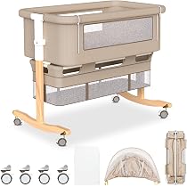 Amazon.co.jp: 2026新型 5IN1 ベビーベッド 折りたたみ 添い寝ベッド