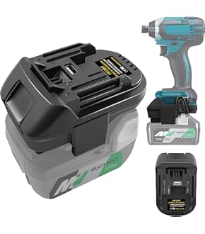 HIKOKIマルチボルト36v工具用マキタ36vバッテリーアダプター Amazon.co.jp: 【強化版】 バッテリー 変換 アダプター