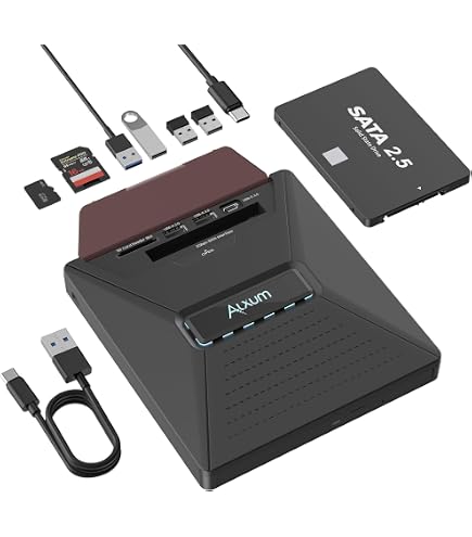 Amazon.co.jp: Unitek 7-in-1 外付けCD/DVDドライブ USBハブ USB 3.0