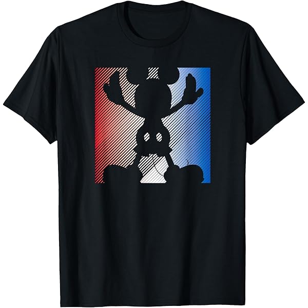 Amazon | ディズニー ミッキーマウス アメリカーナ 旗 Tシャツ