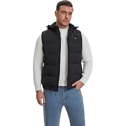 Amazon | [DR.PREPARE] 電熱ベスト 加熱ベスト ヒートジャケット 加熱服 USB充電式電熱ベスト 3段階温度調整 袖なし 6つ  加熱エリア サイズ調整可能 洗濯ネット付き 男女兼用 保温 防寒 軽量 水洗い可能 アウトドア | ベスト 通販 Dr.Prepare 電熱ベスト  加熱ベスト ...