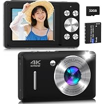 Amazon | デジカメ コンパクトカメラ 初心者向け FHD1080P動画 4400万
