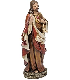 Amazon.co.jp: 聖母マリア像26cm キリスト教 マリア様
