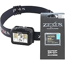 Amazon.co.jp: 冨士灯器 ZEXUS(ゼクサス) LEDライト ZX-190 専用充電池