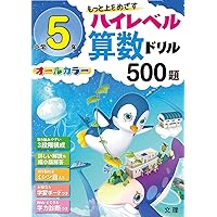 ハイレベル算数ドリル 小学6年 500題 (オールカラー，学力診断つき