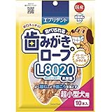 エブリデント 犬用おやつ 歯みがきロープL8020 コラーゲン 超小型犬用 10個 (x 1)