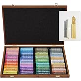72 Pastels à L'huile Mungyo Gallery - Boîte Bois - Couleurs Assorties - Artistique