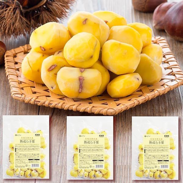 Amazon.co.jp: 中国産 黄金栗 ( 冷凍 ムキ 栗 ) 500g （ 約42粒