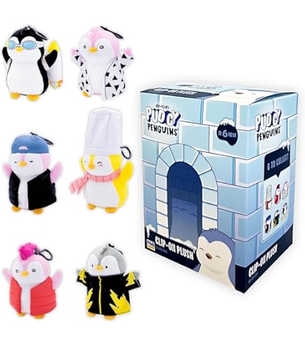 ペンギン置物3体セット Amazon.co.jp: Pudgy Penguins パジーペンギン コレクション