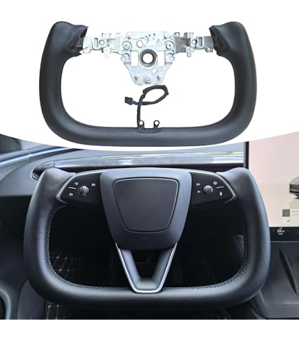 Amazon | ヨークハンドル。TeslaモデルYジュニパー2025用に