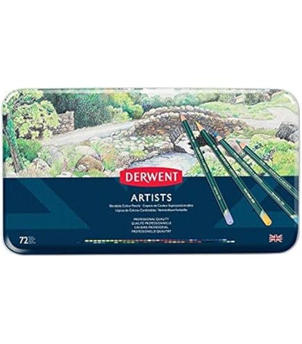 Amazon | Derwent 72 Pastel Pencil Metal Tin Set by Derwent