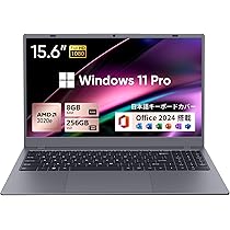 Amazon.co.jp: UOWAMOUノートパソコン Office 2024搭載 15.6