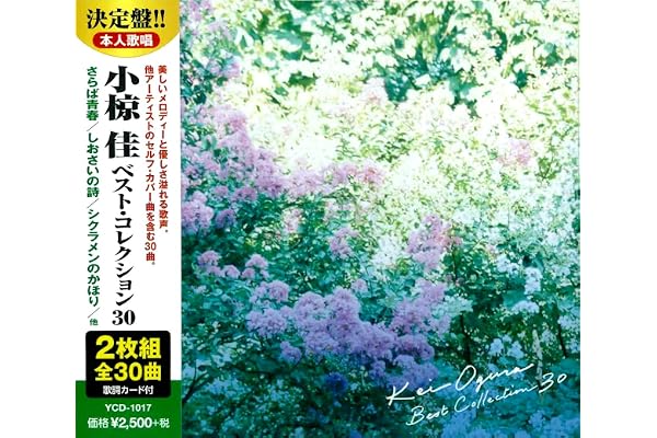 決定盤 小椋佳 ベストコレクション CD2枚組 WCD-662