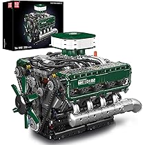 Amazon.co.jp: ToyGhillied V8エンジンモデルキット 1/10 8気筒4