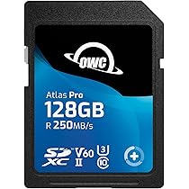 ATLAS S PRO 256GB SDXC UHS-II V90 SDカード OWC ATLAS S PRO SDXC UHS-II V90 Media Cards Review - Newsshooter