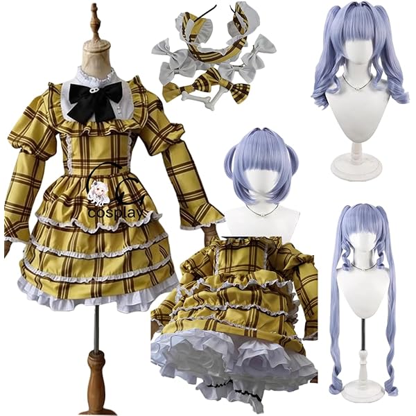 Amazon.co.jp: GGcosplay 夜乃くろむ Yano Kuromu 初期衣装 コスプレ