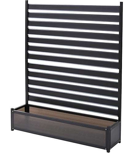 Amazon | Caroeas 目隠しフェンス ボーダーフェンス 屋外 幅120×高さ