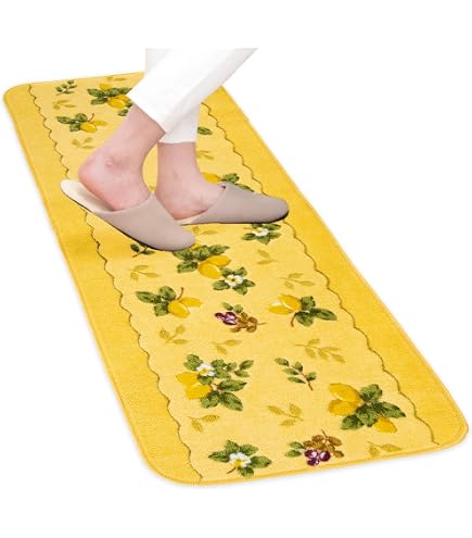 Amazon | San-Luna キッチンマット 洗える 45cm×240cm 【ポップ