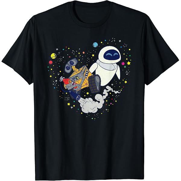 【古着】WALL・E Tシャツ　Lサイズ　ピクサー Amazon | ディズニー＆ピクサー ウォーリー＆イヴ ロマンティック
