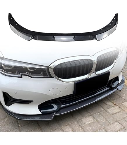 Amazon | フロントバンパースポイラーリップキット ブラック BMW G20