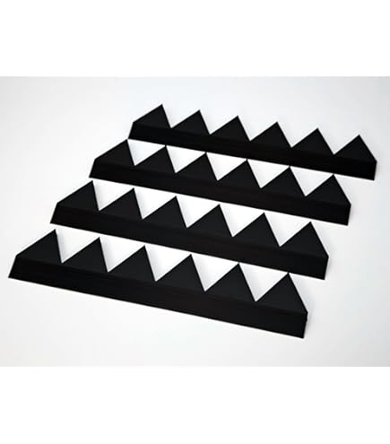 Amazon.co.jp: シェブロン形状 空力デバイス ABS製 スリム+R (4山6枚