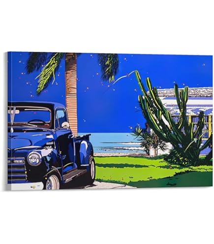 Amazon.co.jp: 額入りポスター アートポスター 鈴木英人 EIZIN