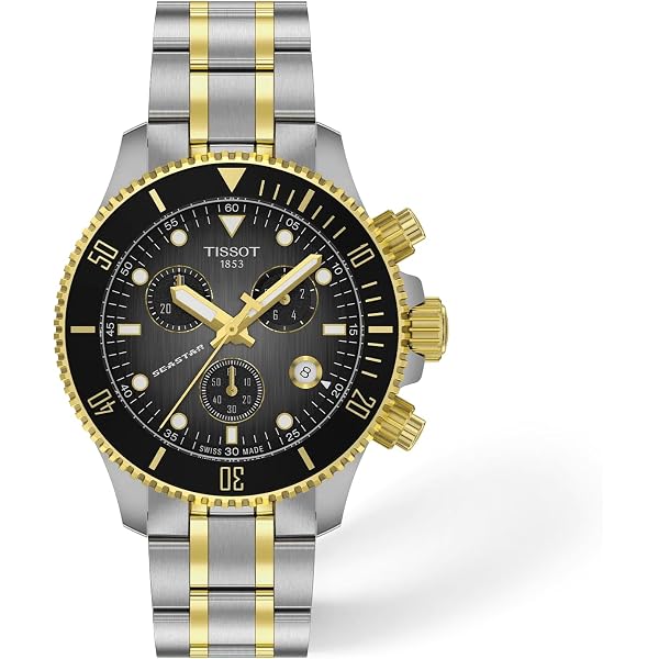 Amazon.co.jp: TISSOT シースター 1000 クォーツ クロノグラフ 38mm