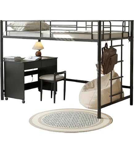 Amazon｜Chic ZONE ロフトベッド ミドルタイプ 高さ150cm シングル