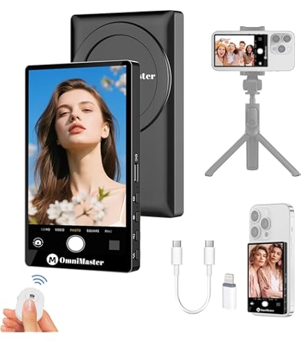 自撮りモニター　founist iPhone用自撮りモニターFOUNIST Vlogmate mini - YouTube