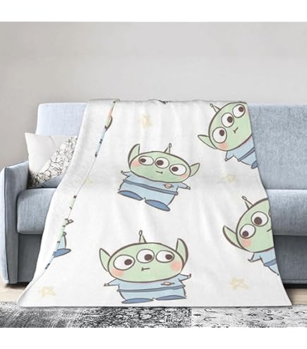 Amazon｜トイストーリー リトルグリーンメン 毛布 ブランケット 冬用