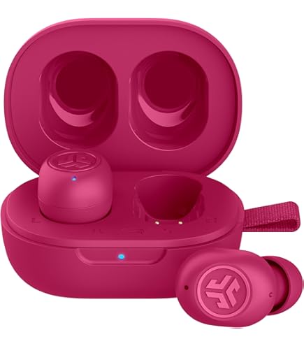 赤ちゃんさん専用！！JBL ワイヤレスイヤホン ピンク 充電ケース付き 箱なし 5,500円、フタなし充電ケース付属の完全ワイヤレスイヤホン「JBL