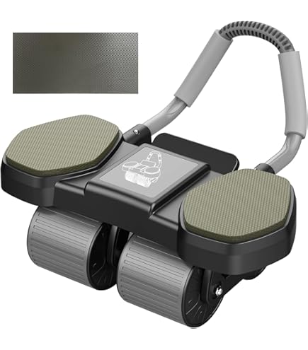 Amazon.co.jp: 腹筋ローラー 四輪 女性 初心者 アブローラー 静音