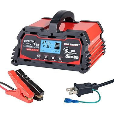 ANTIMATTER 10A 250W バッテリー充電器（動確のみ） SUPER NATTO バイク用バッテリー＋充電器セット カワサキ Ninja