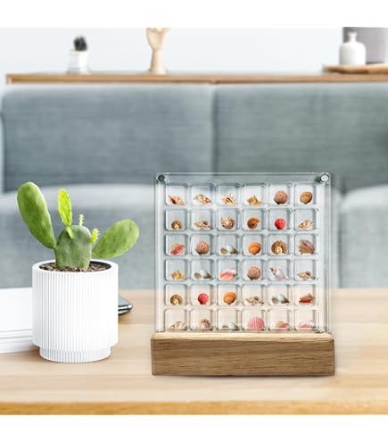 8.5x11 Inch Clear Acrylic Display Case - Wall Mount Shadow Box For Shells, Caps, Tickets - View #2