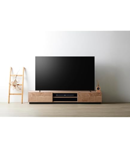 Amazon.co.jp: ISSEIKI TVボード ナチュラル 幅153cm 木製家具 BLADE-2