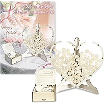 Amazon.co.jp: 【limande】 ウェディングドロップス ハート型
