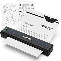 Amazon.co.jp: NEWYES サーマルプリンター インク不要 サーマル印刷