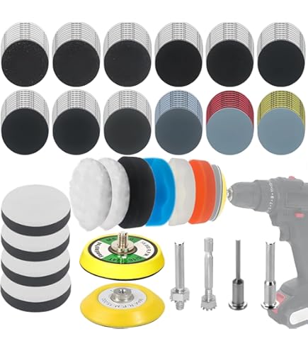 Amazon.co.jp: 75mm 耐水サンドペーパーセット 134枚入り ウェット