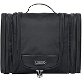 EGOGO Large Travel Toiletry Bag for Men & Women Hanging Wash Bag Cosmetic Makeup Shaving Bag E528-5 (Black)