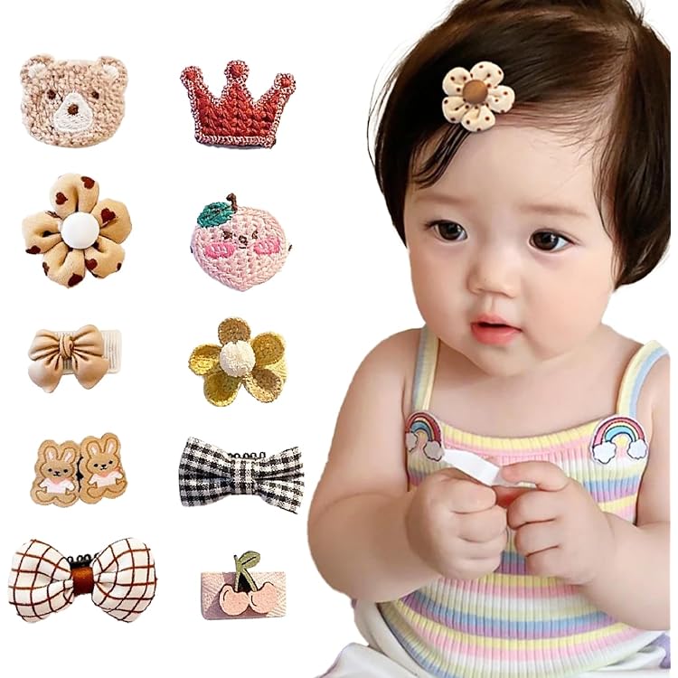 Amazon.co.jp: QuickYen 子供 ベビー ヘアクリップ 15個セット キッズ