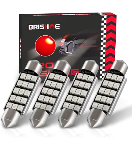 LED 5W Lght CANbus DE3022 Whte 6000K Two Bulbs nteror Dome