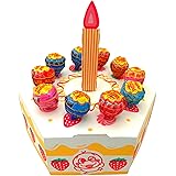 クラシエフーズ チュッパチャプス キャンディ ケーキ 10個 (x 1) ダンボール製 組み立てキット クリスマス お誕生日 イベントやパーティーにもどうぞ