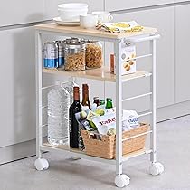 YAMAZEN 山善 レンジラック キッチンワゴン 3段 コンセント付 Amazon.co.jp: 山善(YAMAZEN) キッチンワゴン キャスター付き 3段 可動