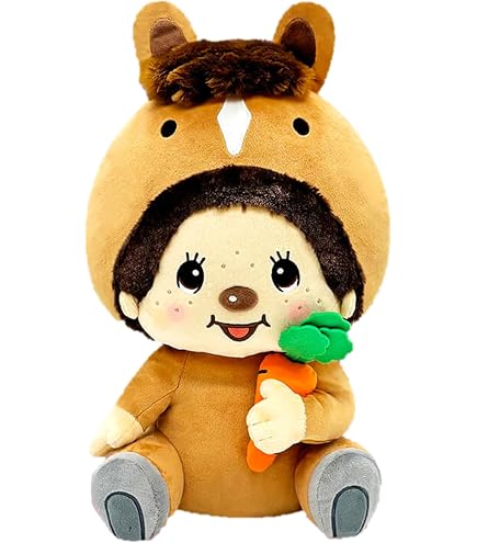 Amazon.co.jp: モン *チッチ ぬいぐるみ うま 馬 BIG Lサイズ 大きい