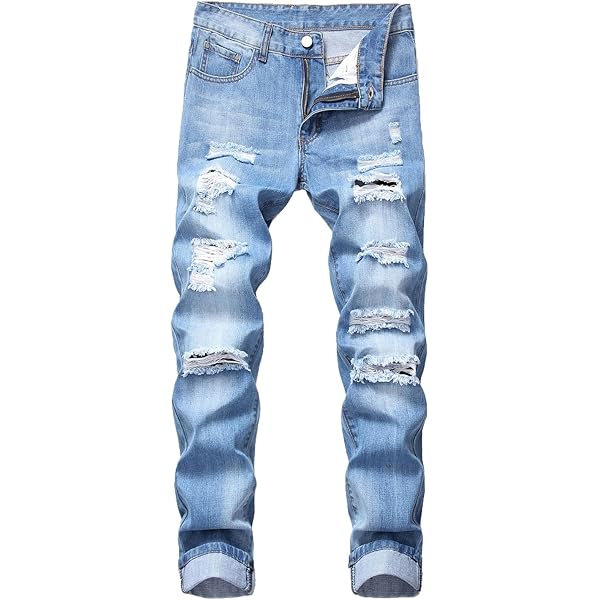 ハードクラッシュダメージデニムパンツ y2kグランジ パンク ラッパー2XL① d846daccc96da2df4a72738a18b096