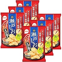Amazon.co.jp: 栗山米菓 瀬戸しお えび塩味 83g (16枚) × 12袋入