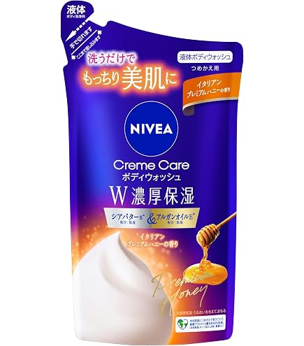 Amazon | ニベア クリームケア ボディウォッシュ W濃厚保湿 パリス